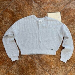 Hollister Drop Shoulder Lightweight Women’s Medium Gray Sweater